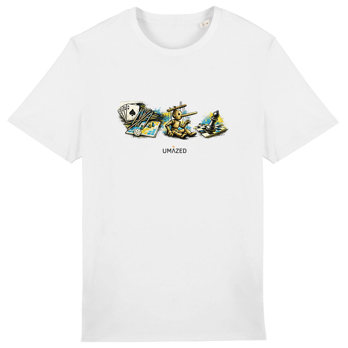 Tshirt rebus | Fun drôle humour | Cadeau | Coton bio | UMAZED France - face_0