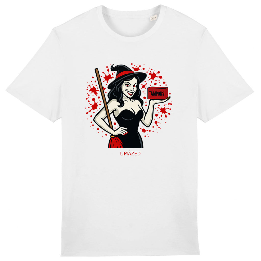 Tshirt sorcière | Fun drôle humour | Cadeau | Coton bio | UMAZED France - face_0