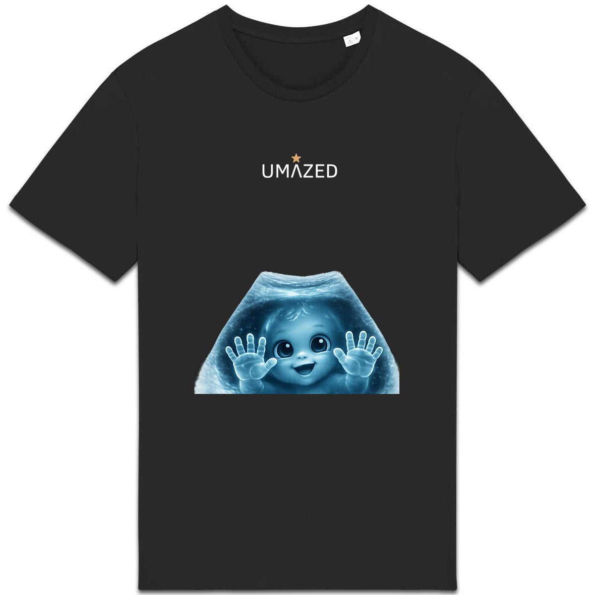 Tshirt bébé fête mères enceinte | Fun drôle humour | Cadeau | Coton bio | UMAZED France - face_0