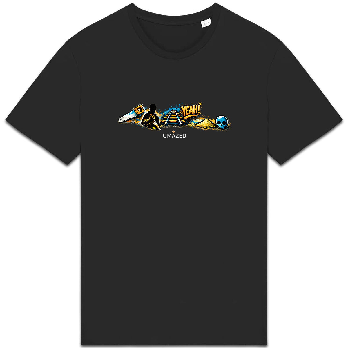 Tshirt rébus | Fun drôle humour | Cadeau | Coton bio | UMAZED France - face_0