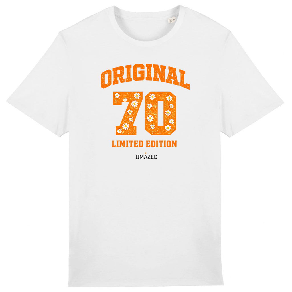 ?T-shirt drôle fun 70th | Années 70 | Vintage | Coton Bio France | Cadeau - face_0