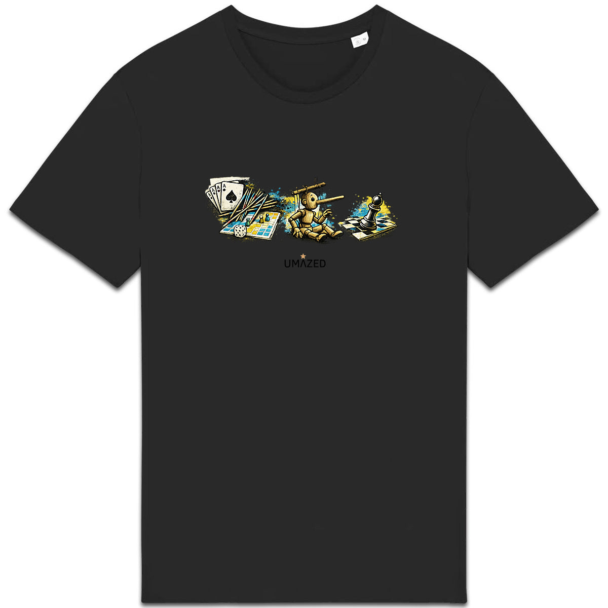 Tshirt rebus | Fun drôle humour | Cadeau | Coton bio | UMAZED France - face_1