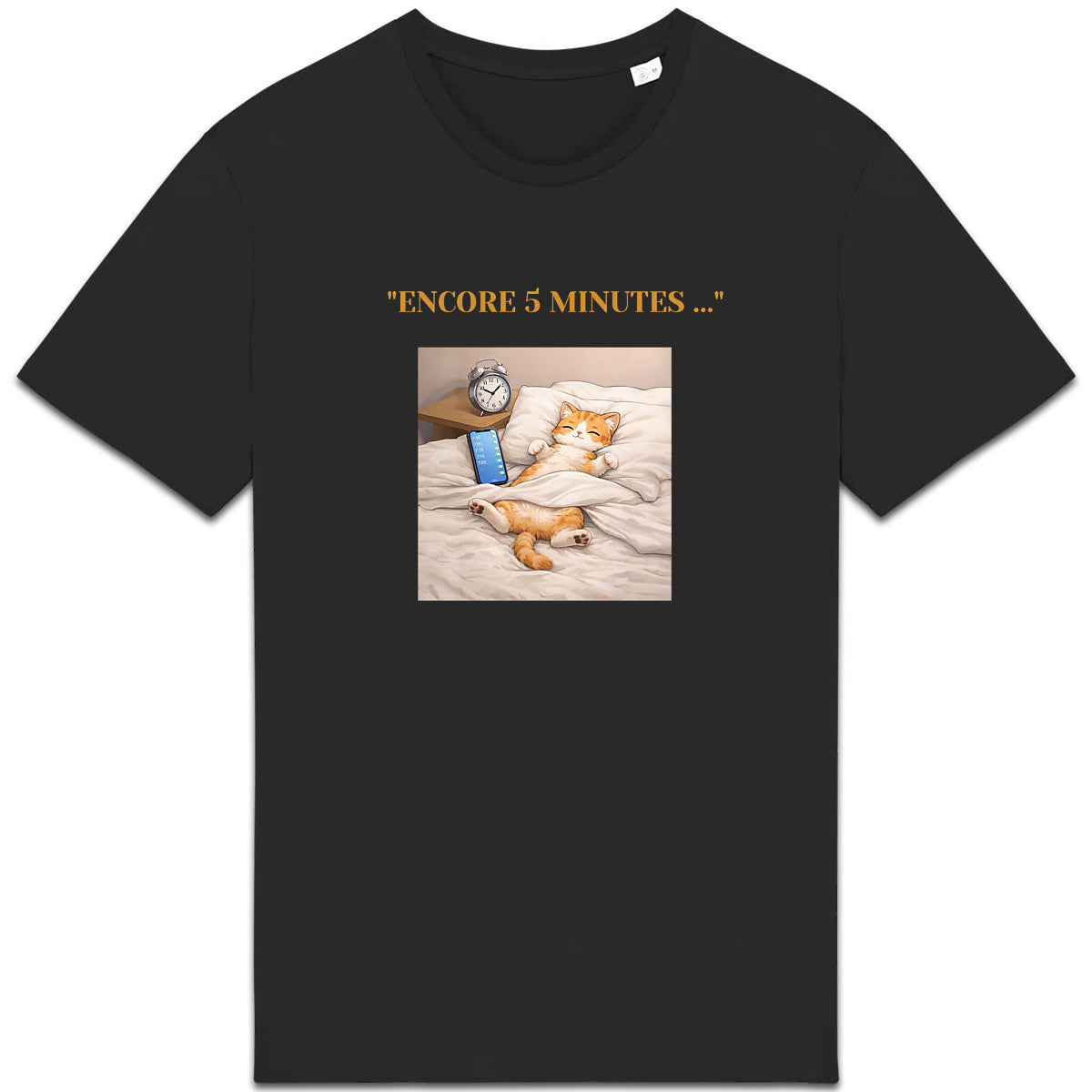 Tshirt chat chill sommeil dodo | Fun drôle humour | Cadeau | Coton bio | UMAZED France - face_1