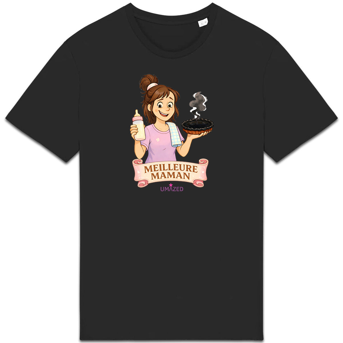 T Shirt drôle fun Halloween Tee shirt maman fatiguée cadeau - face_1