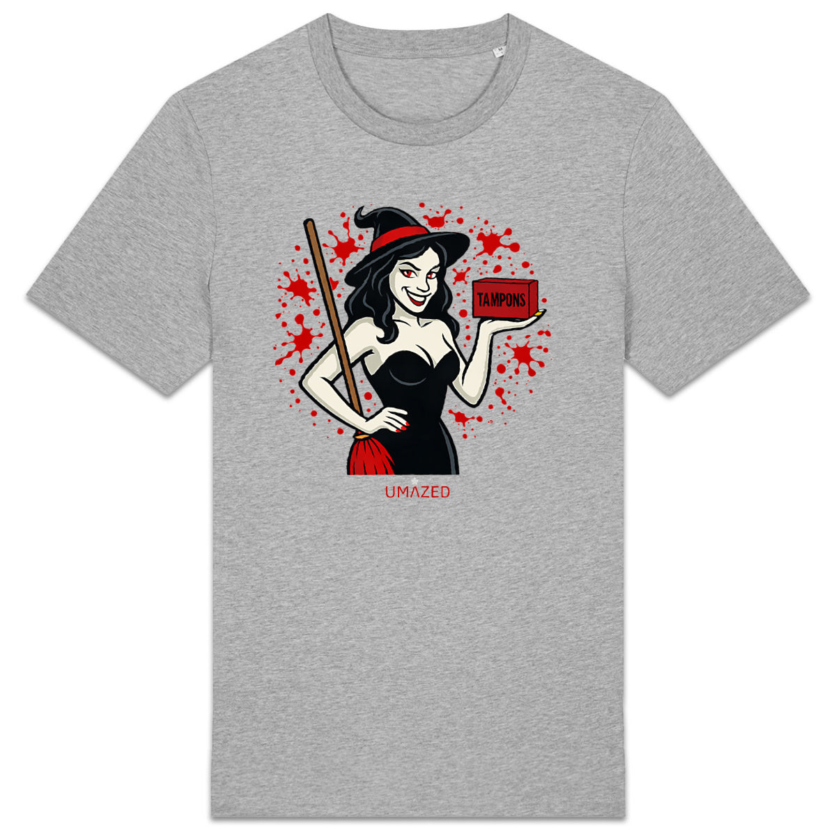 Tshirt sorcière | Fun drôle humour | Cadeau | Coton bio | UMAZED France - face_2