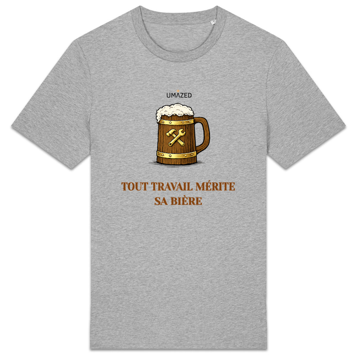 Tshirt biere | Fun drôle humour | Cadeau | Coton bio | UMAZED France - face_2