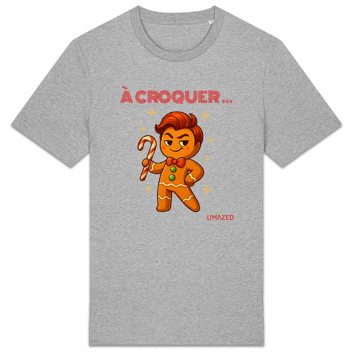?Noel biscuit à croquer |  Fun drôle humour | Coton bio | Made in France UMAZED - face_2