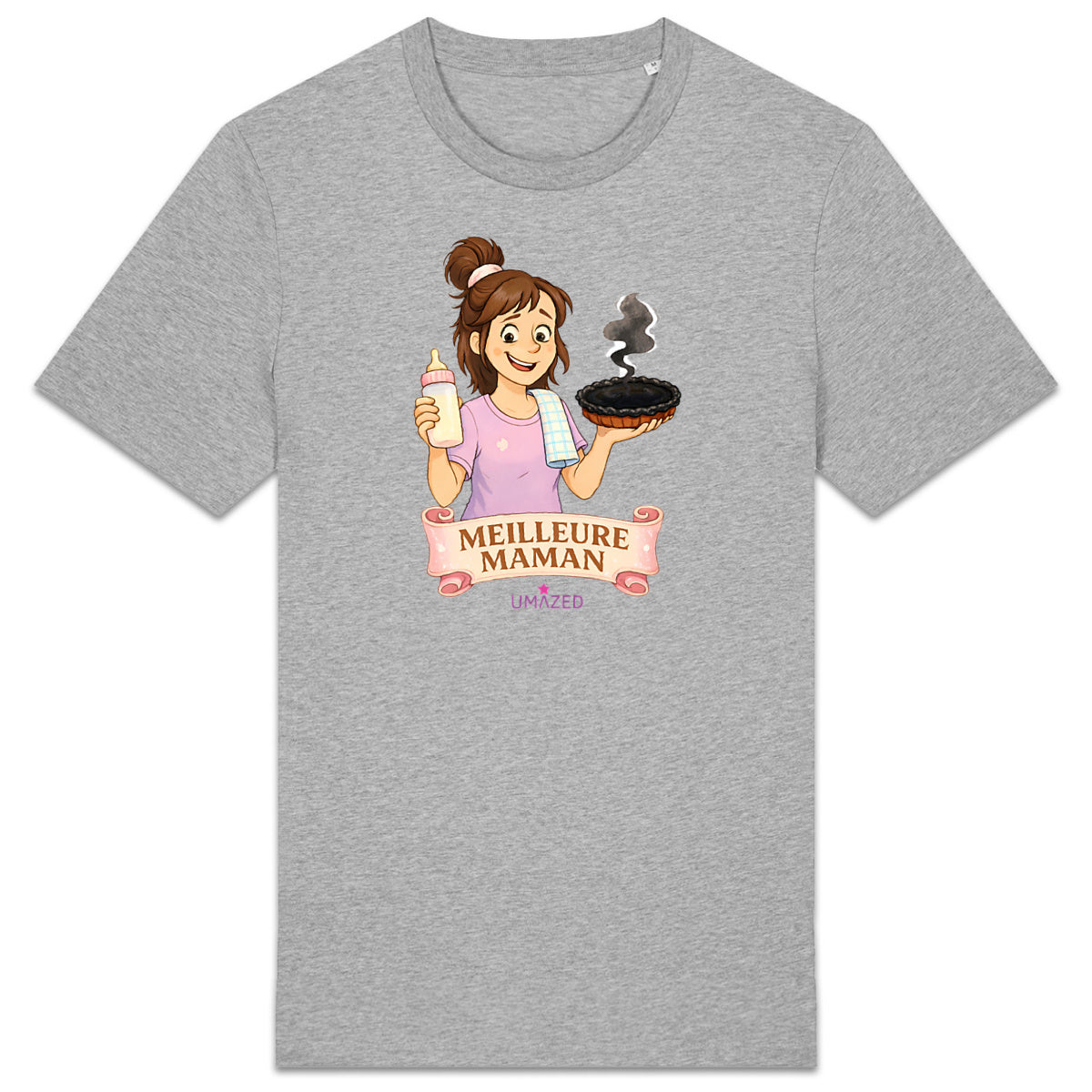 T Shirt drôle fun Halloween Tee shirt maman fatiguée cadeau - face_2