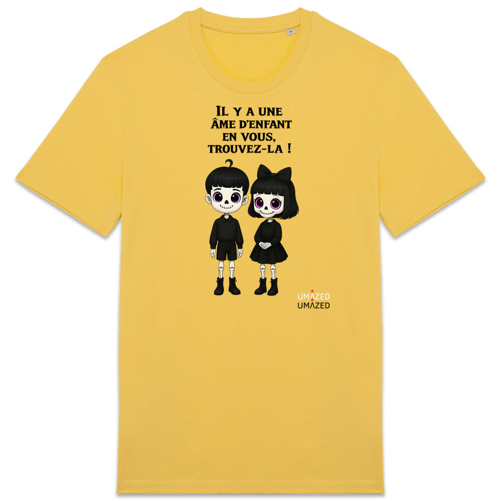 ? T shirt humour noir Halloween | Tee shirt Coton Bio Made in France | |UMAZED - face_3