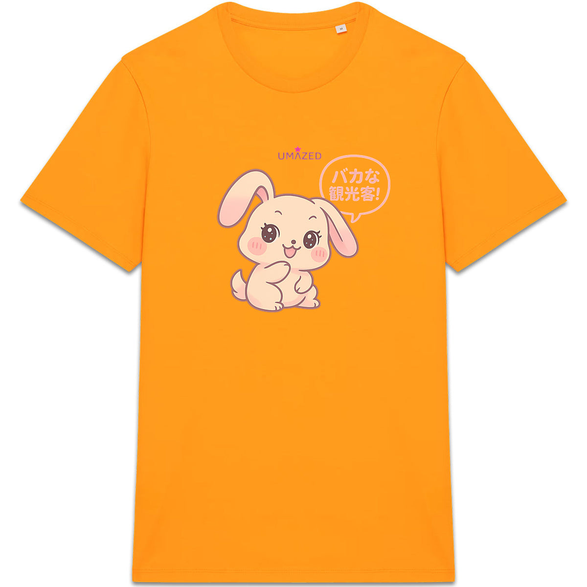 ? “Stupid Tourists” – T-shirt Lapin Kawaii | Coton Bio | Made in France - face_3