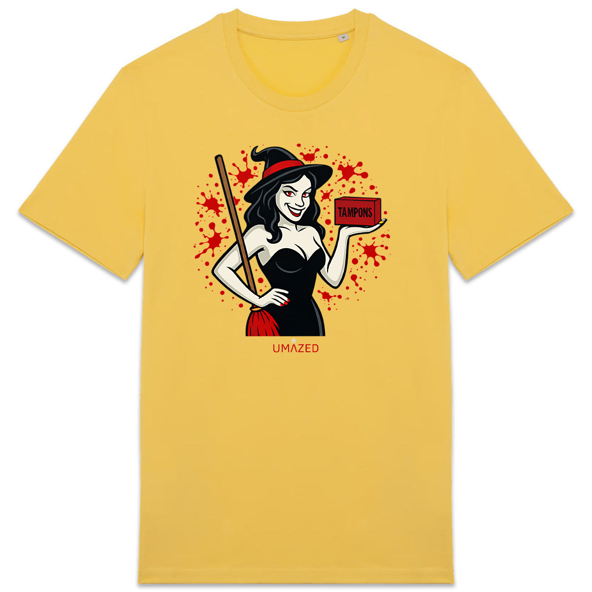 Tshirt sorcière | Fun drôle humour | Cadeau | Coton bio | UMAZED France - face_4