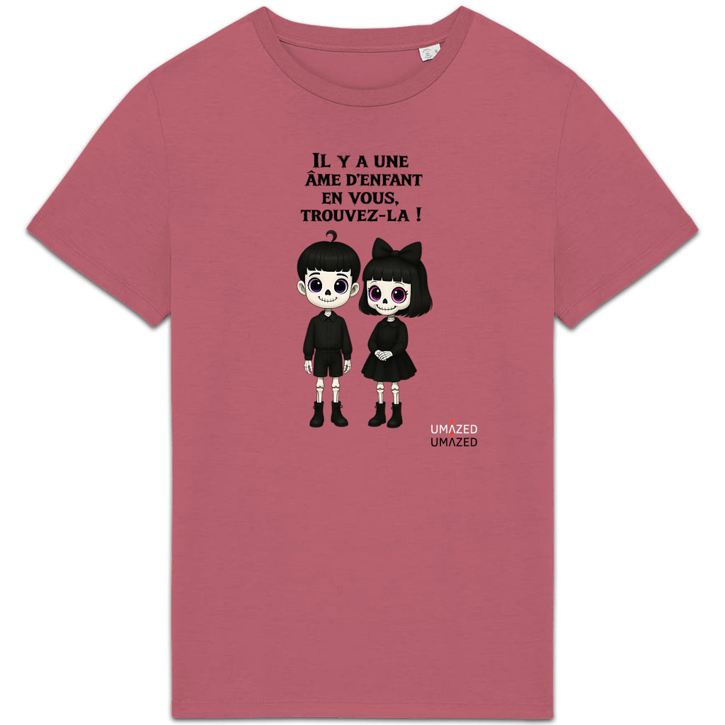 ? T shirt humour noir Halloween | Tee shirt Coton Bio Made in France | |UMAZED - face_5