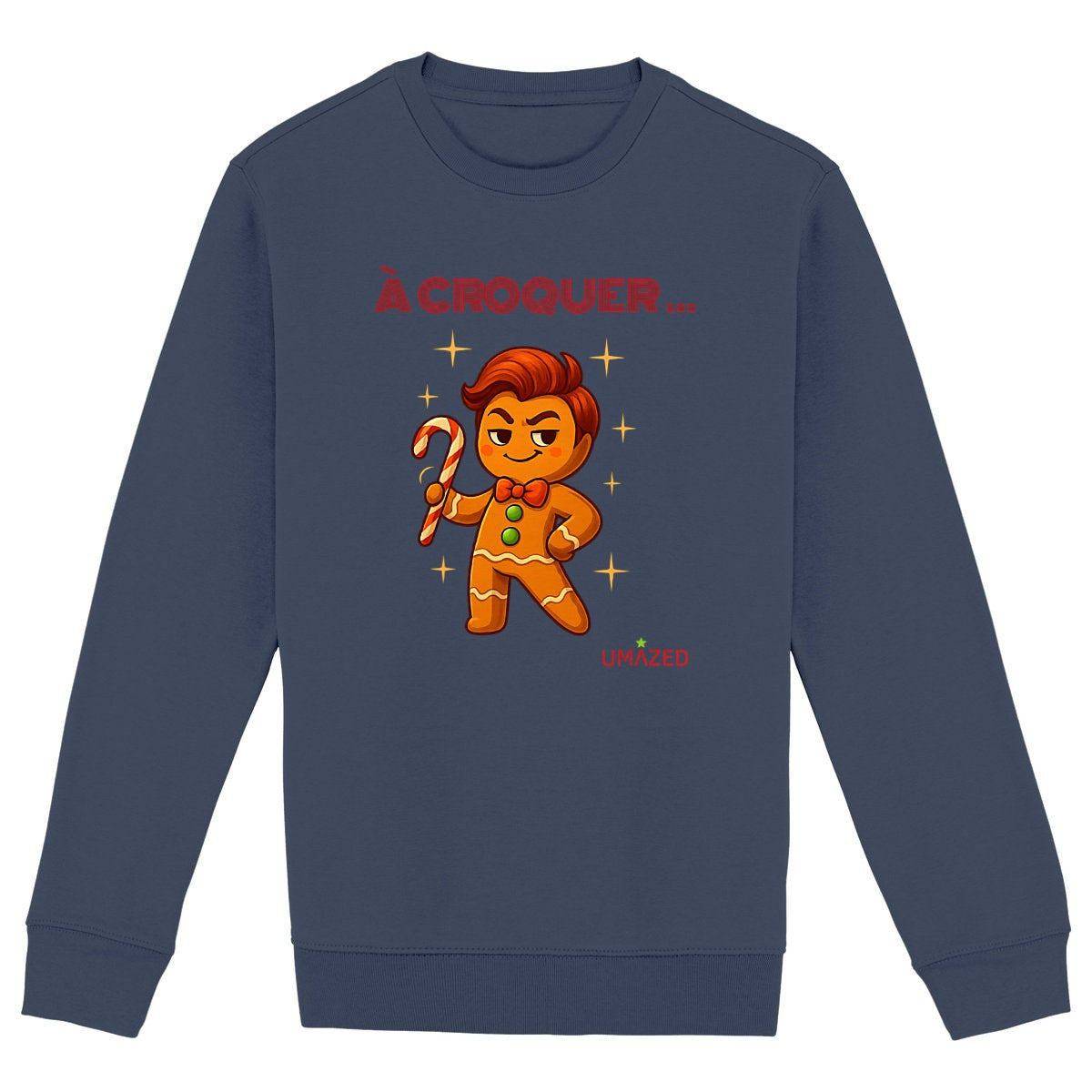 ?Pull père noël | Fun drôle humour | Coton bio | Made in France UMAZED - face_marine